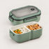Lunchbox bento 1200 ml à 3 compartiments Ma lunchbox, coloris vert